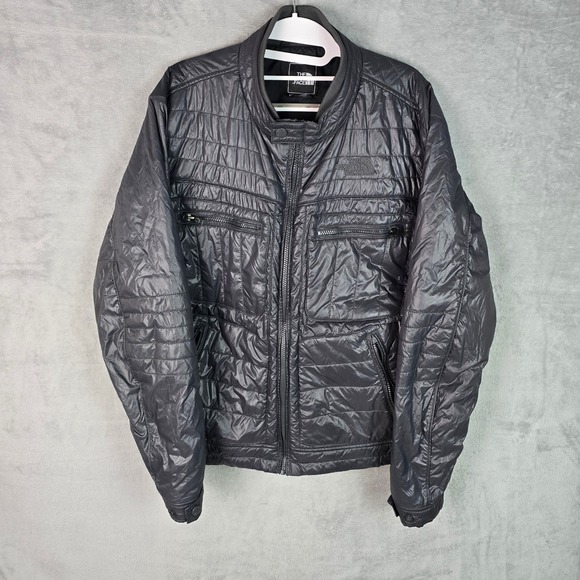 The North Face Other - The North Face Mens Black Quilted Insulated Jacket Full Zip T427 T827‎ Large